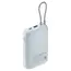 5 - Power Bank, Xiaomi 10000 mah, (Integrated Cable) Ice Blue GL