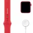 2 - Apple Watch Series 6 GPS, 40mm Aluminum Case with Red Sport Band,...