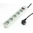 6 - Surge Protector Gembird SPG3-B-6C, 5 Sockets, 1.8m, up to 250V AC,...